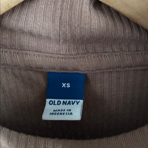 Old Navy Ribbed Mock Neck Tank Top - Tan Sz XSmall - Picture 2 of 5